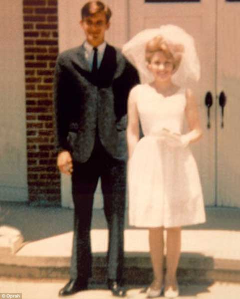 Dolly and Carl on their wedding day