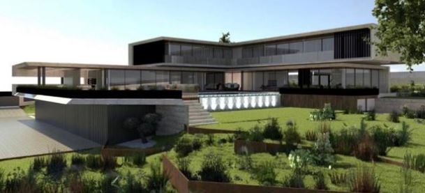 This is the new mansion of Cristiano Ronaldo in Portugal