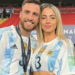 Who is Carolina Calvagni, the wife of Argentine player Nicolás Tagliafico