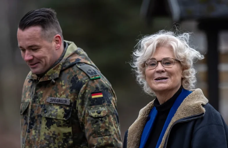 German Defense Minister Christine Lambrecht announces her resignation