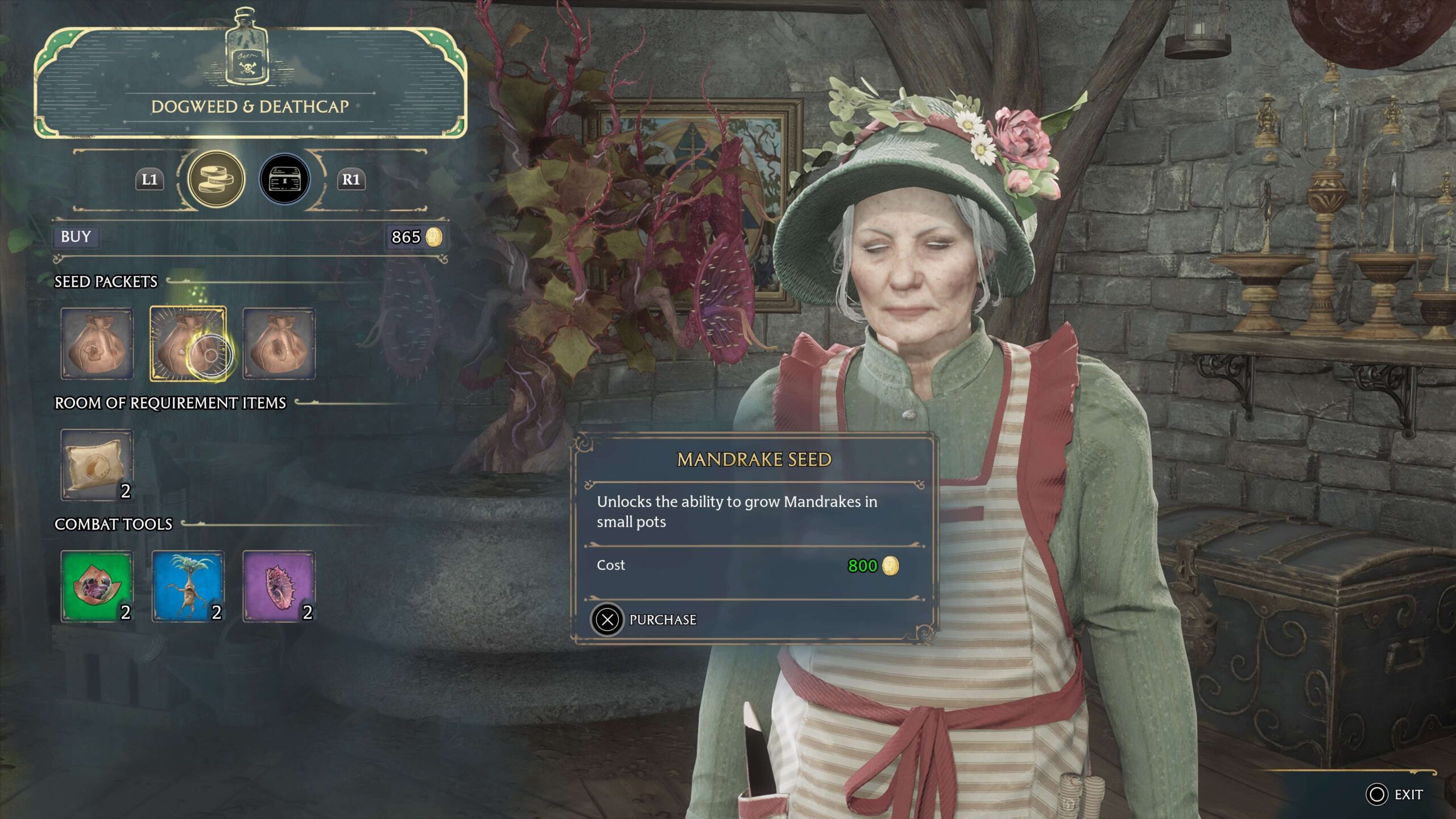 Where to find the Dogweed and Deathcap store in Hogwarts Legacy – Game News