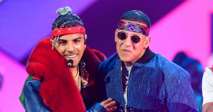 Rauw Alejandro and Daddy Yankee surround themselves with cyborgs and strange creatures in the music video for 'Panties and Brasieres'