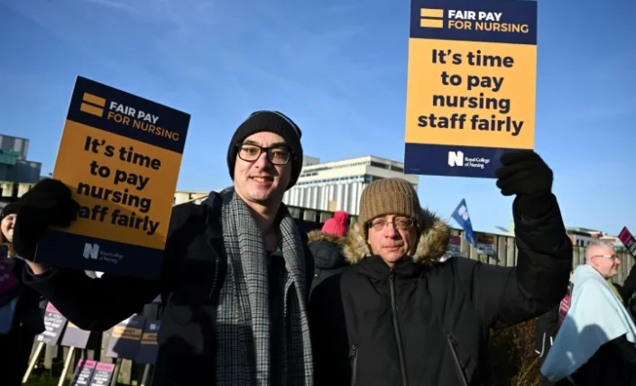 Englands public health system experiences its biggest strike ever