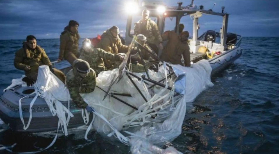 U.S. ships and divers continue to search for debris from the downed balloon off the coast of South Carolina.