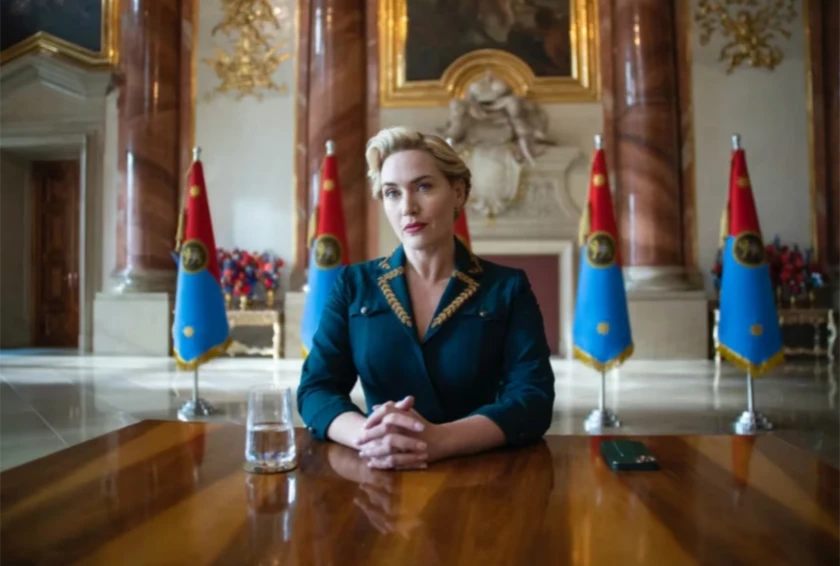 Very first image of Kate Winslet in "The Palace" (HBO)