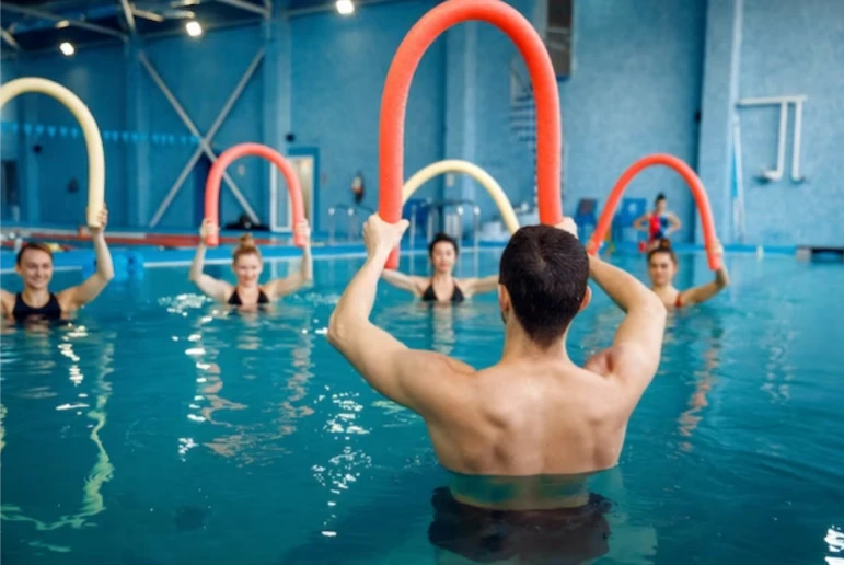 water aerobics instructor