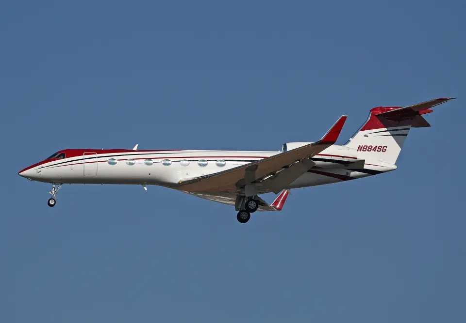 What the most powerful U.S. CEOs spend on private jets 2 Gulfstream G550 lands at Barcelona airport in Barcelona on February 17, 2023