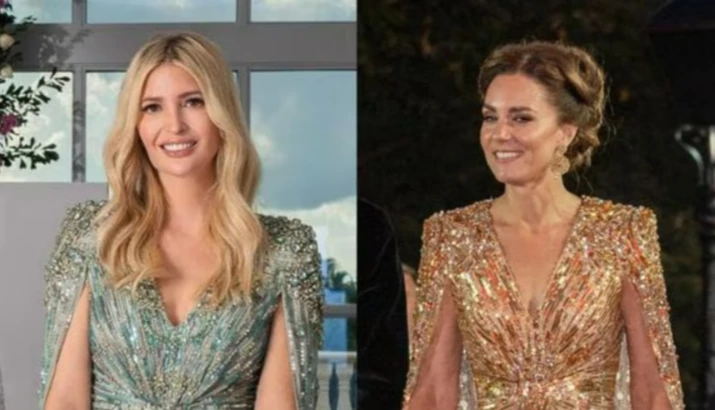 Ivanka Trump wears the same dress worn by Kate Middleton
