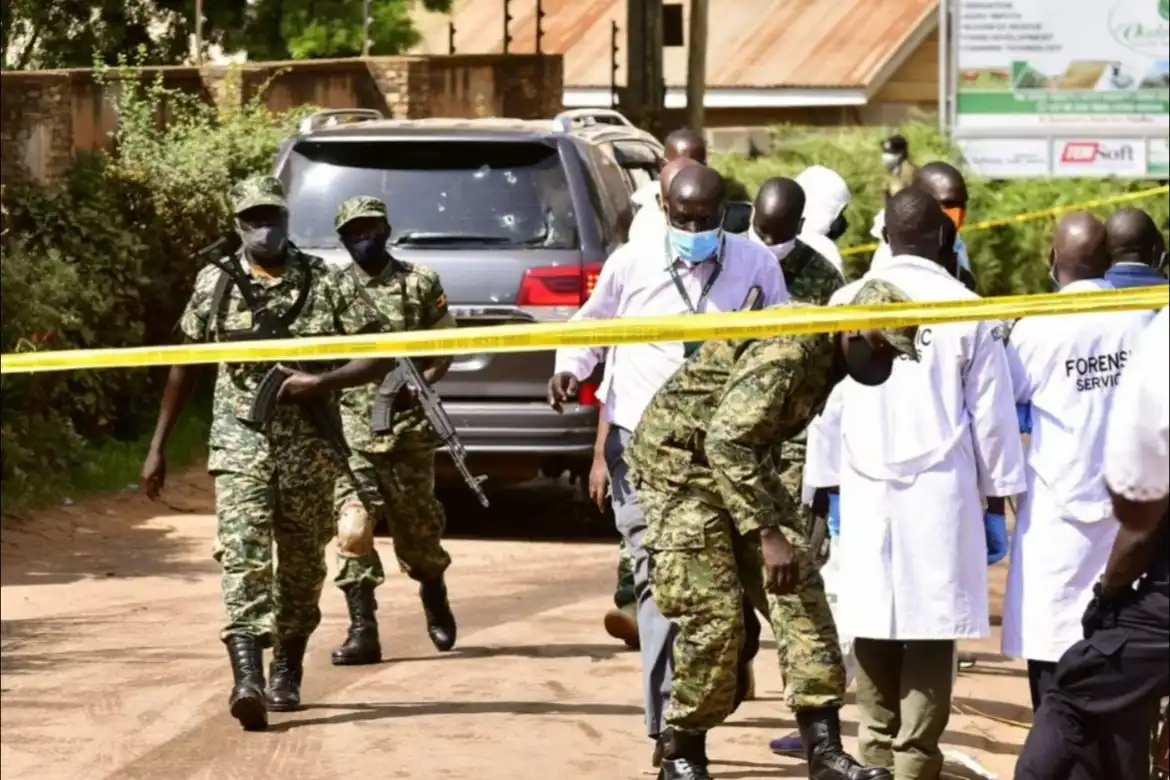 Massacre in a Ugandan school