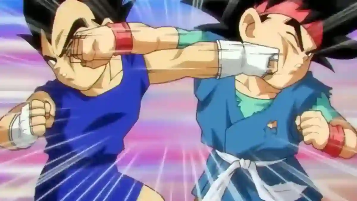 Vegeta Jr and Goku jr