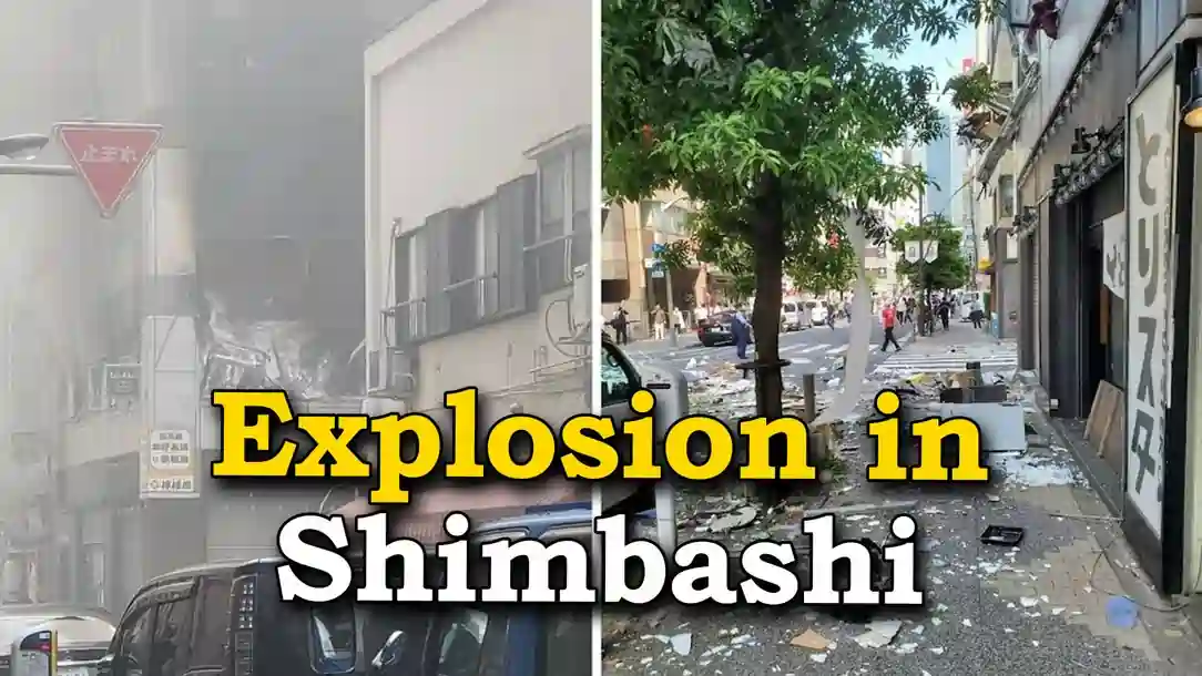 Explosion Rocks Tokyos Shimbashi District
