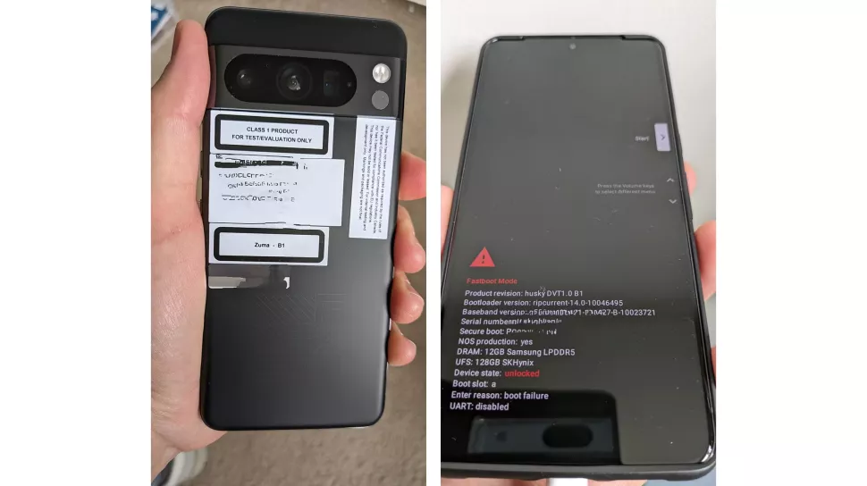 Are these the actual hands-on images of the Pixel 8 series? Get a sneak peek! 1 Leaked photos of the Pixel 8 Pro