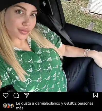 Wanda share on her Instagram account