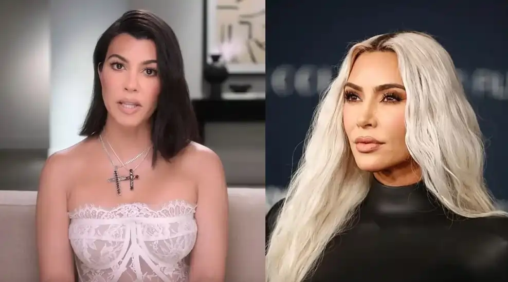 Kourtney Kardashian & Kim Kardashian