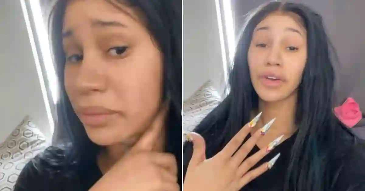 Cardi B Without Makeup and Filters