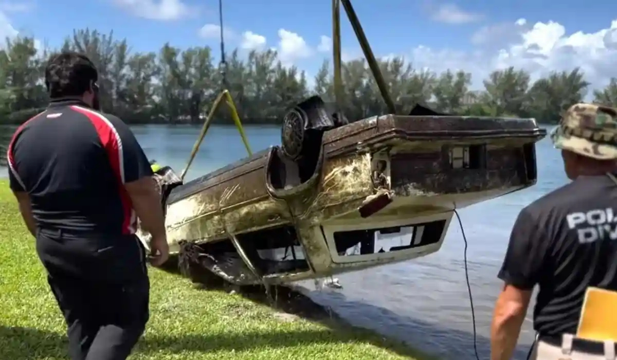 recovered dozens of vehicles from a lake in Doral, Florida