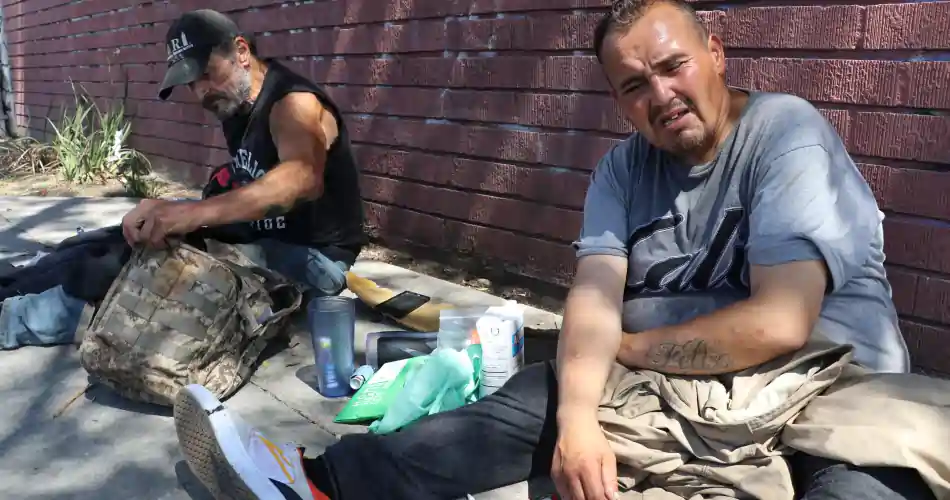 Homeless Struggles and Drug Crisis on Skid Row
