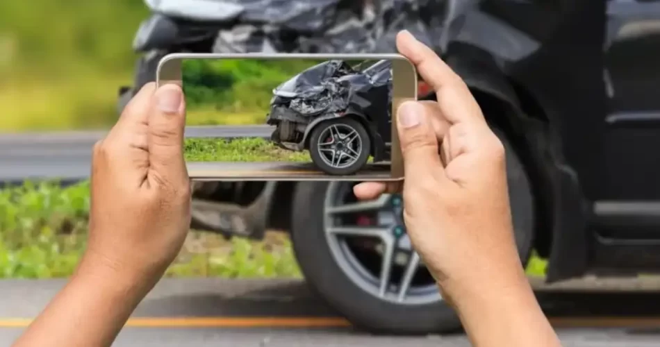 after an accident is not to get out of your vehicle and take photographs