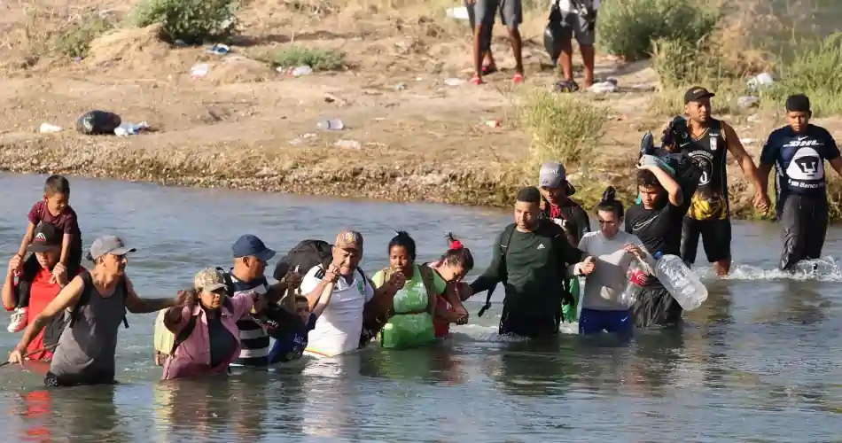 massive arrival of migrants