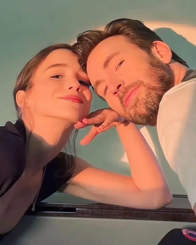 Chris Evans and Alba Baptista