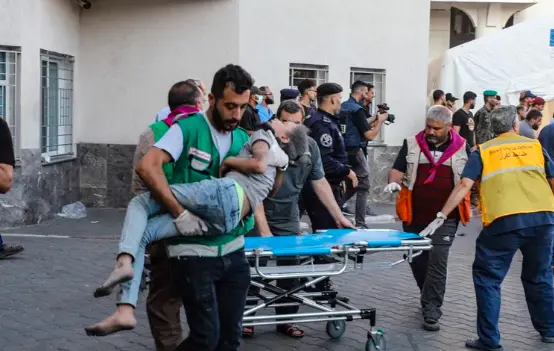 Israeli attack on Gaza's oldest hospital - al-Ahli Arab Hospital