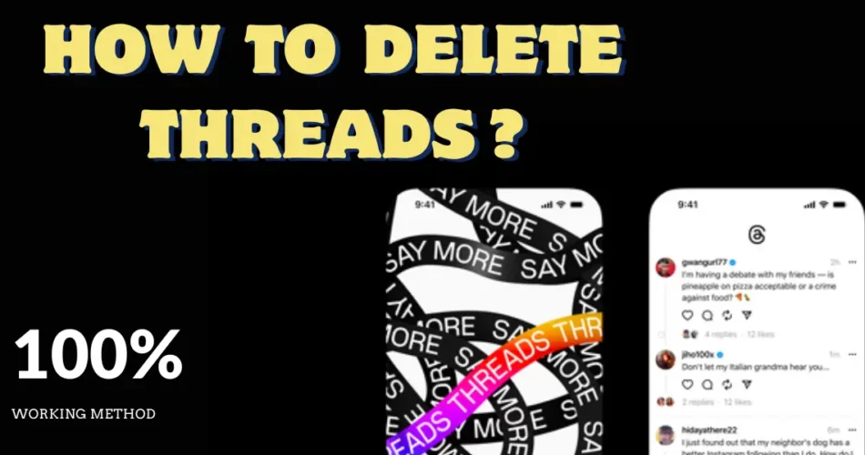 How to Delete Threads