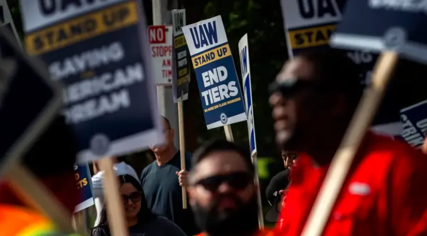 UAW (United Auto Workers) union strike