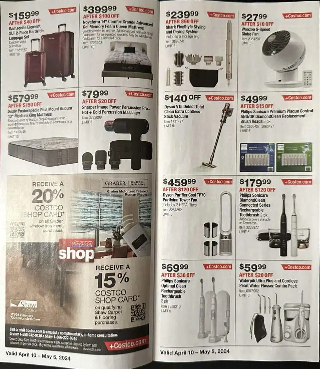 Costco April 2024 Coupon Book Page Fifth