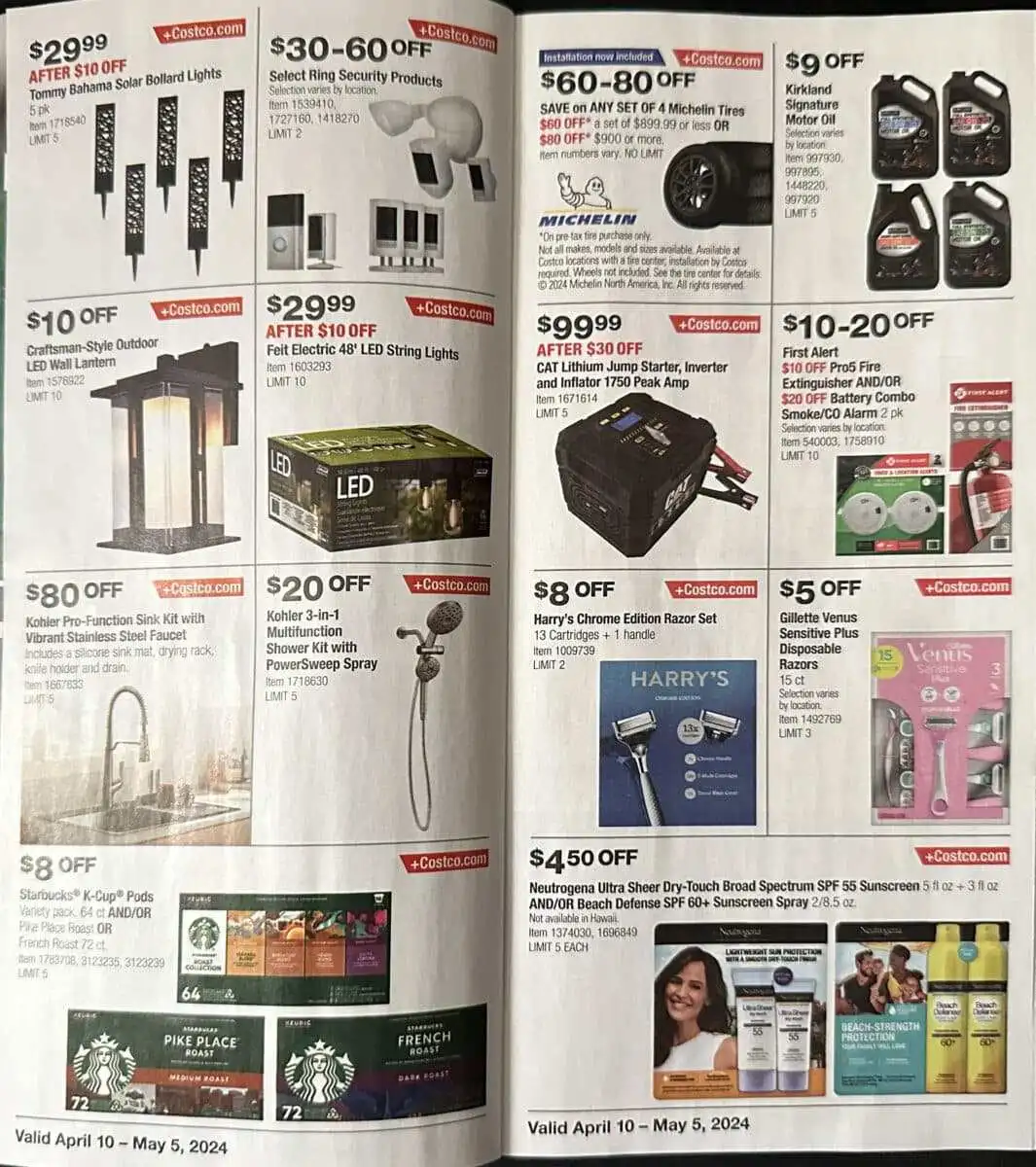 Costco April 2024 Coupon Book Page Second