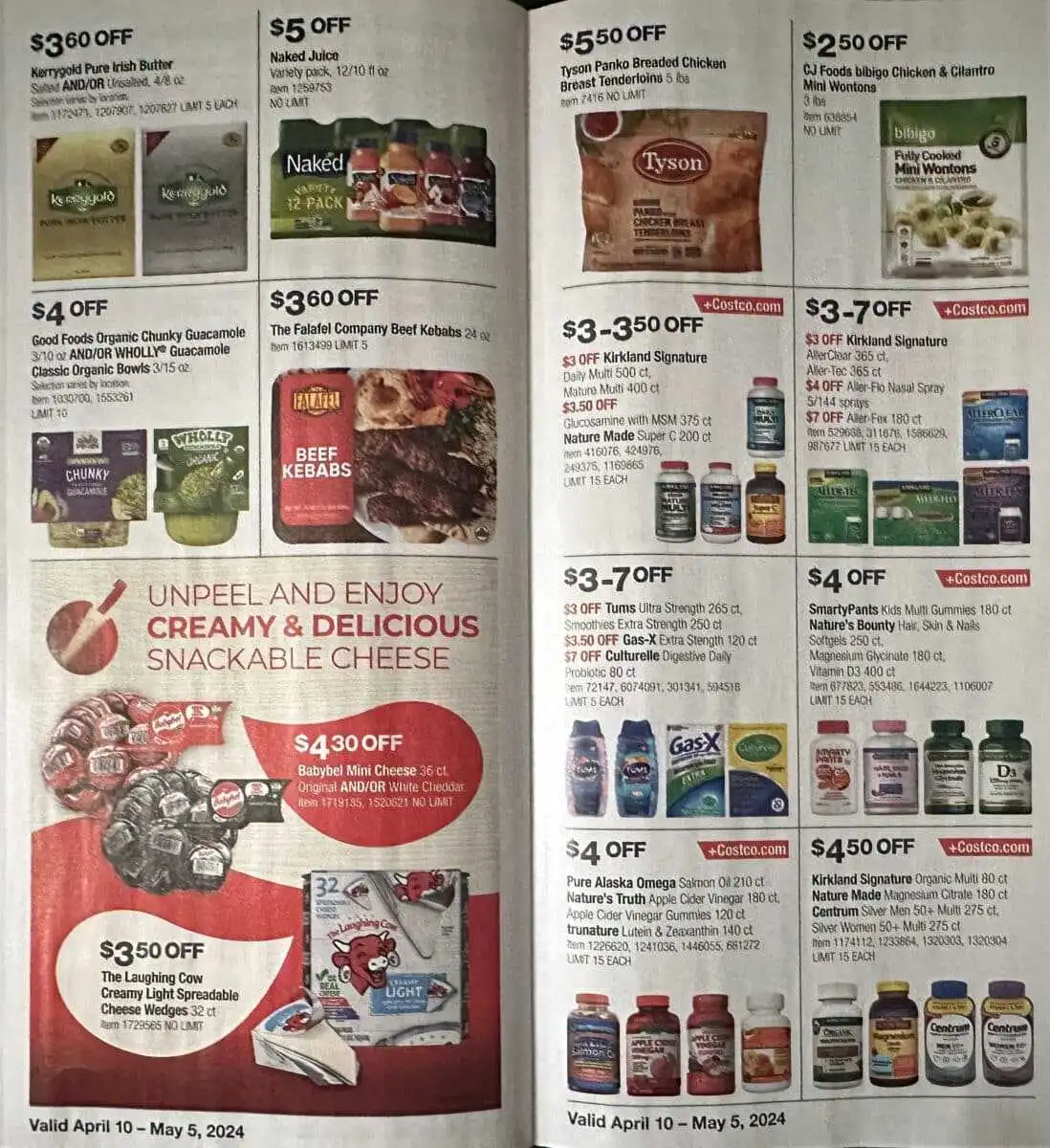 Costco April 2024 Coupon Book Page Tenth