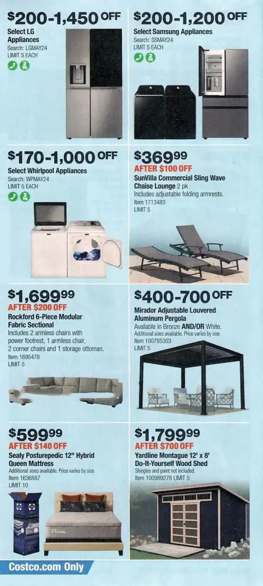Costco May 2024 Coupon Book Page 13