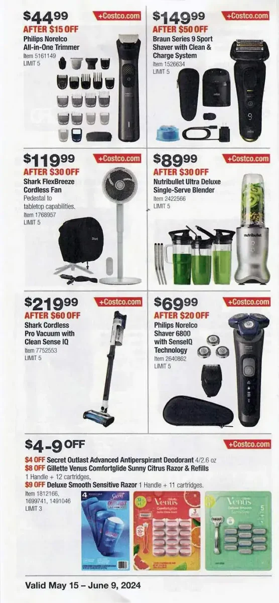 Costco May 2024 Coupon Book Page 6