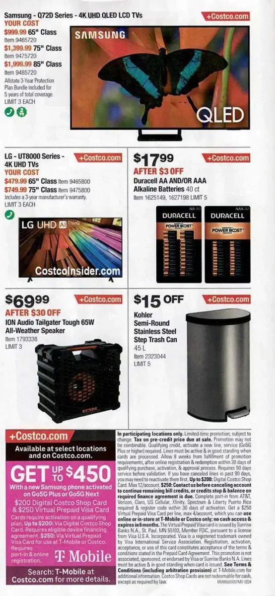 Costco May 2024 Coupon Book Page 7