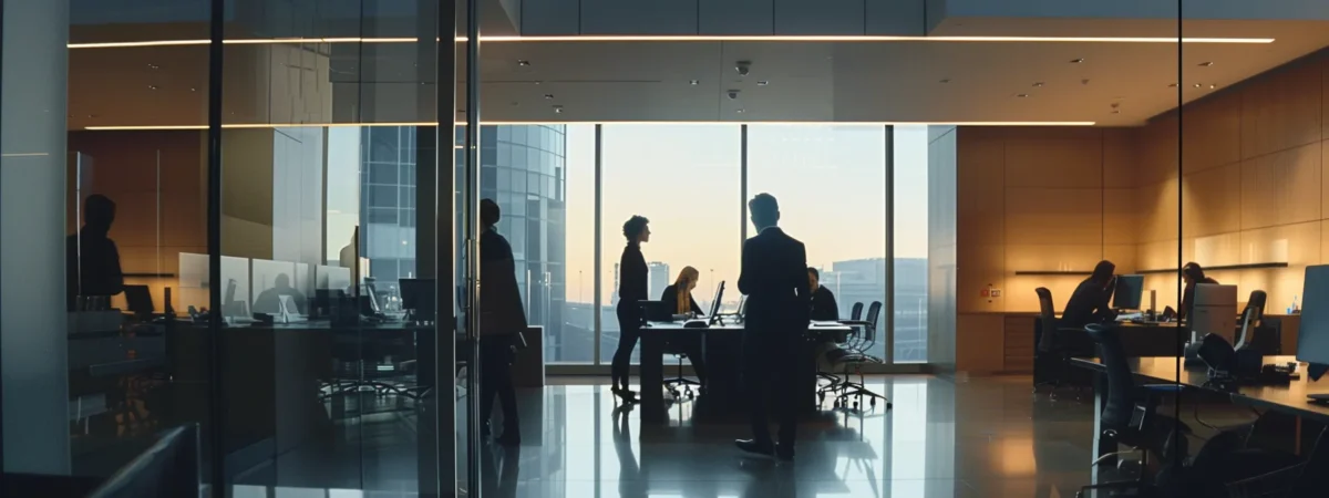 A team collaborating on their company's new project.