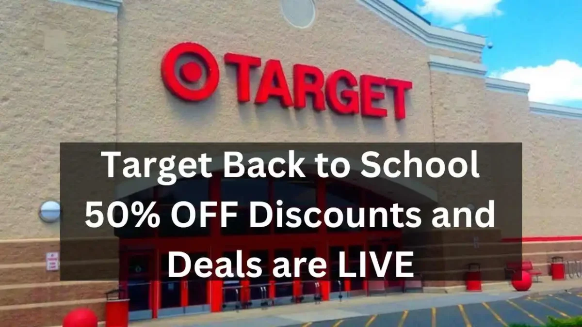Target Back to School 50% OFF Discounts and Deals are LIVE