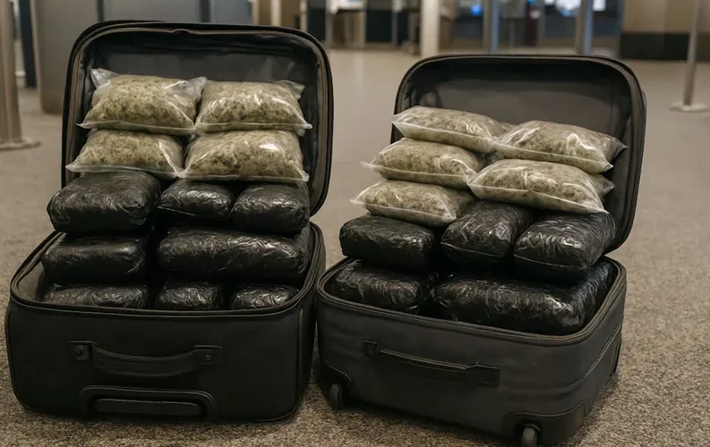 Two Europeans Busted at Miami Airport with Hashish