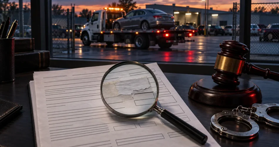 Greensboro Man Victor Bannerman Charged Over Fake Tow Invoice